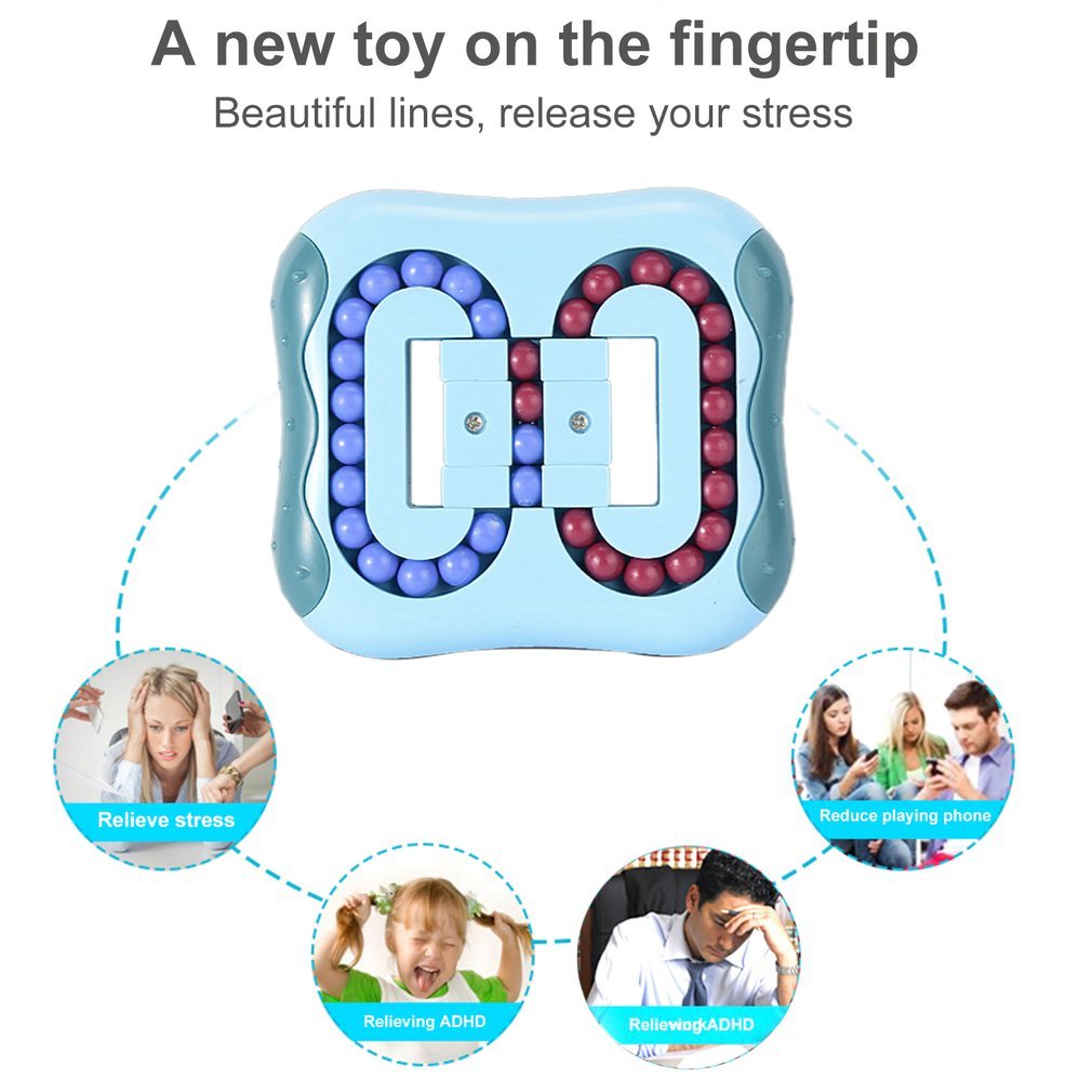 Fidget Rotating Cube - LightsBetter